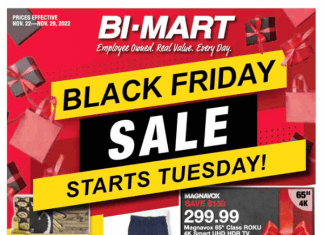 Bi-Mart Black Friday Sale Nov 22 – Nov 29, 2022