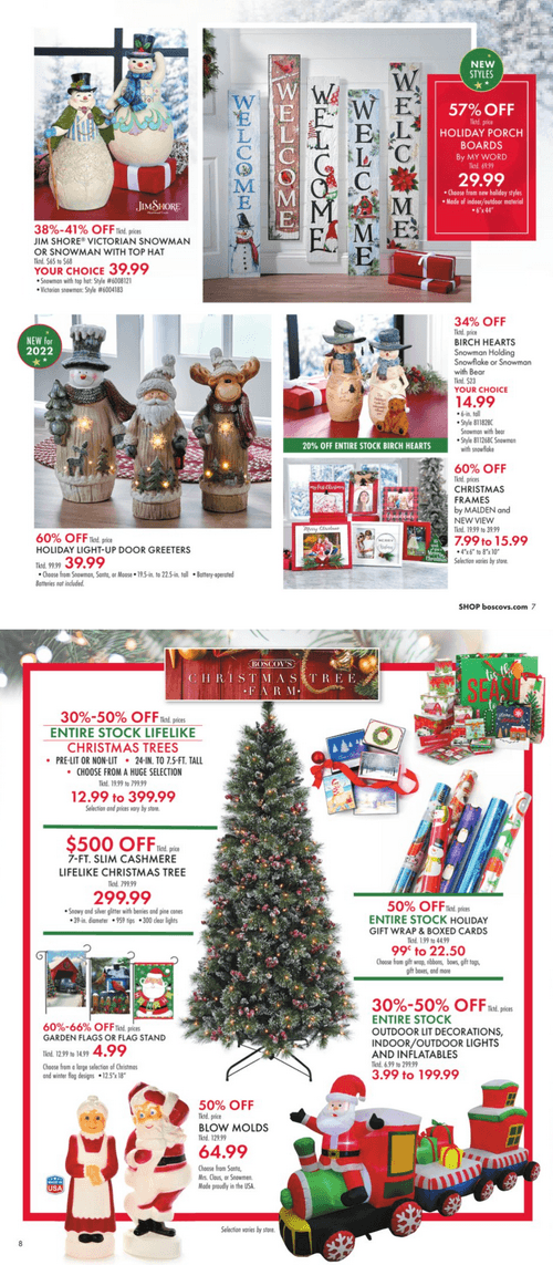 Boscov's Holiday Home Event Nov 03 Nov 16, 2022