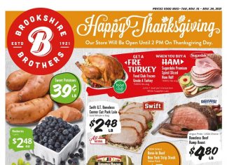 Brookshire Brothers Weekly Ad Nov 16 – Nov 24, 2022 (Thanksgiving Promotion Included)