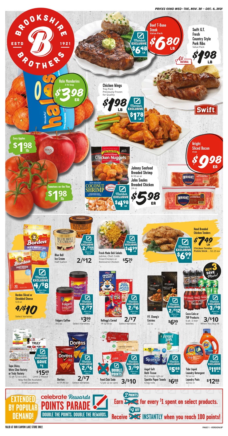 Brookshire Brothers Weekly Ad Nov 30 Dec 06, 2022