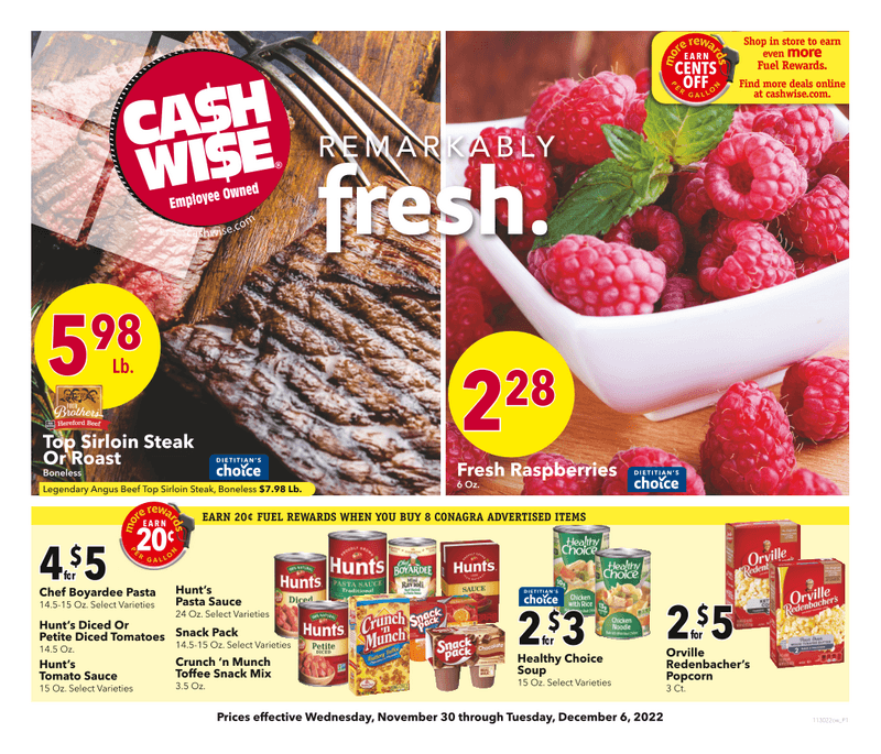 Cash Wise Weekly Ad Nov 30 Dec 06, 2022