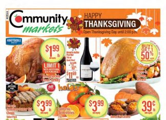 Community Markets Weekly Ad Nov 17 – Nov 24, 2022 (Thanksgiving Promotion Included)