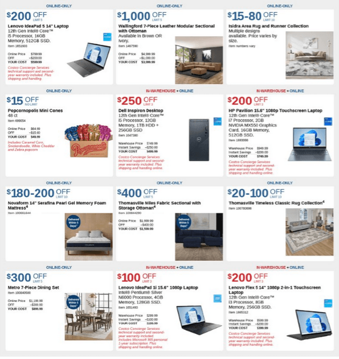 Costco Monthly Ad Nov 01 Nov 30, 2022