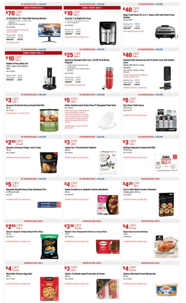 Costco Monthly Ad Nov 14 Nov 28, 2022