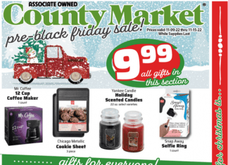 County Market Pre-Black Friday Ad Nov 09 – Nov 15, 2022
