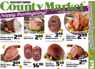 County Market Thanksgiving Flyer Sale Nov 17 – Nov 24, 2022
