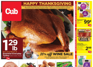 Cub Foods Weekly Ad Nov 20 – Nov 26, 2022 (Thanksgiving Promotion Included)