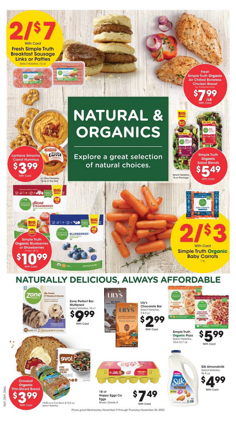 Dillons Weekly Ad Nov 16 Nov 24, 2022 (Black Friday & Thanksgiving