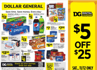 Dollar General Weekly Ad Nov 06 – Nov 12, 2022