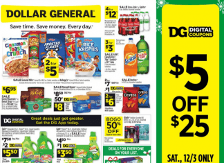 Dollar General Weekly Ad Nov 27 – Dec 03, 2022