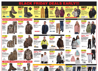 Dunham’s Sports Black Friday Deals Early Nov 05 – Nov 10, 2022