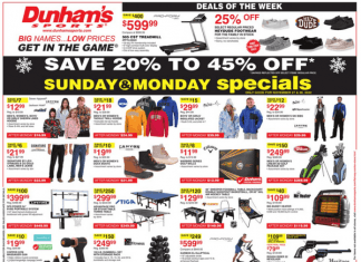 Dunham’s Sports Weekly Ad Nov 26 – Dec 01, 2022