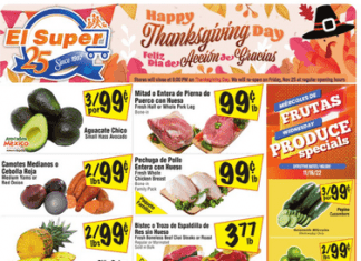 El Super Weekly Ad Nov 16 – Nov 22, 2022 (Thanksgiving Promotion Included)