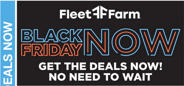 Farm & Fleet Black Friday Sale Fleet Farm Black Friday Sale Nov 04 – Nov 12, 2022
