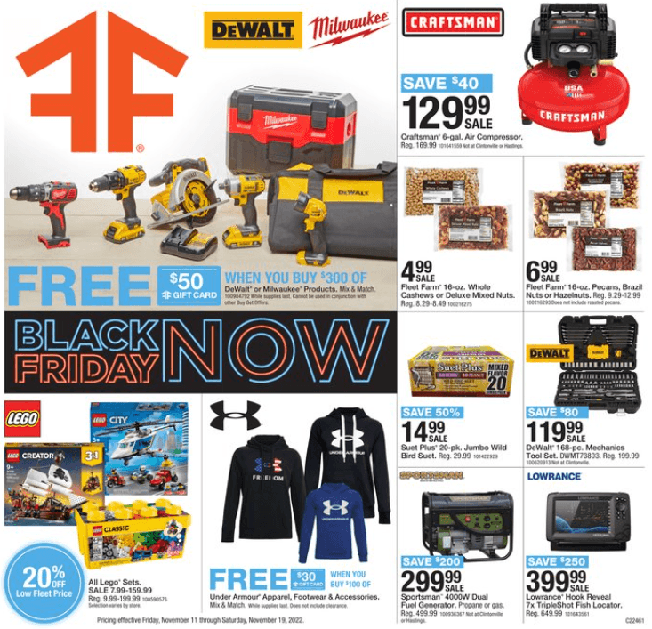 Fleet Farm Weekly Ad Nov 11 Nov 19, 2022 (Black Friday Promotion