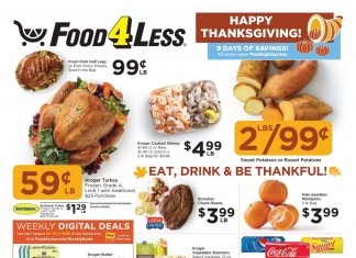 Food 4 Less Weekly Ad Nov 16 – Nov 24, 2022 (Thanksgiving Promotion Included)