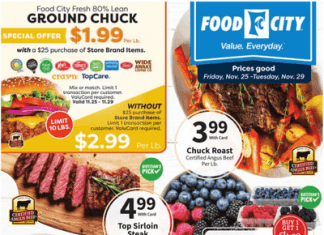 Food City Weekly Ad Nov 25 – Nov 29, 2022