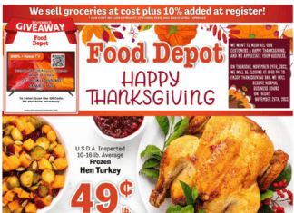 Food Depot Weekly Ad Nov 14 – Nov 27, 2022