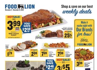 Food Lion Weekly Ad Nov 02 – Nov 08, 2022