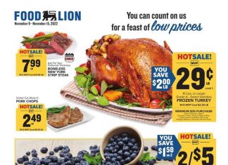 Food Lion Weekly Ad Nov 09 – Nov 15, 2022
