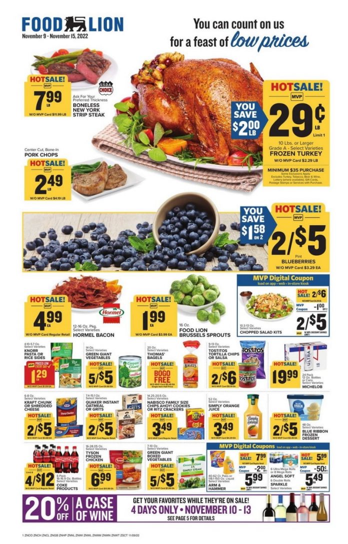 Food Lion Weekly Ad Nov 09 Nov 15, 2022