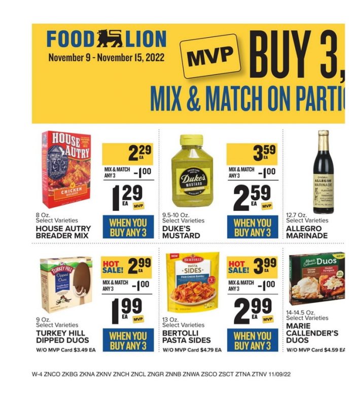 Food Lion Weekly Ad Nov 09 Nov 15, 2022