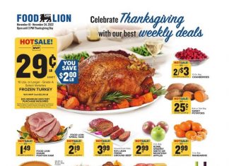 Food Lion Weekly Ad Nov 16 – Nov 24, 2022