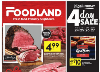 Foodland(Canada) Weekly Ad Nov 24 – Nov 30, 2022 (Black Friday Promotion Included)