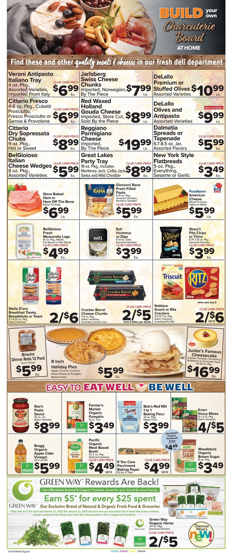 Foodtown Weekly Ad Nov 18 Nov 24, 2022 (Thanksgiving Promotion Included)