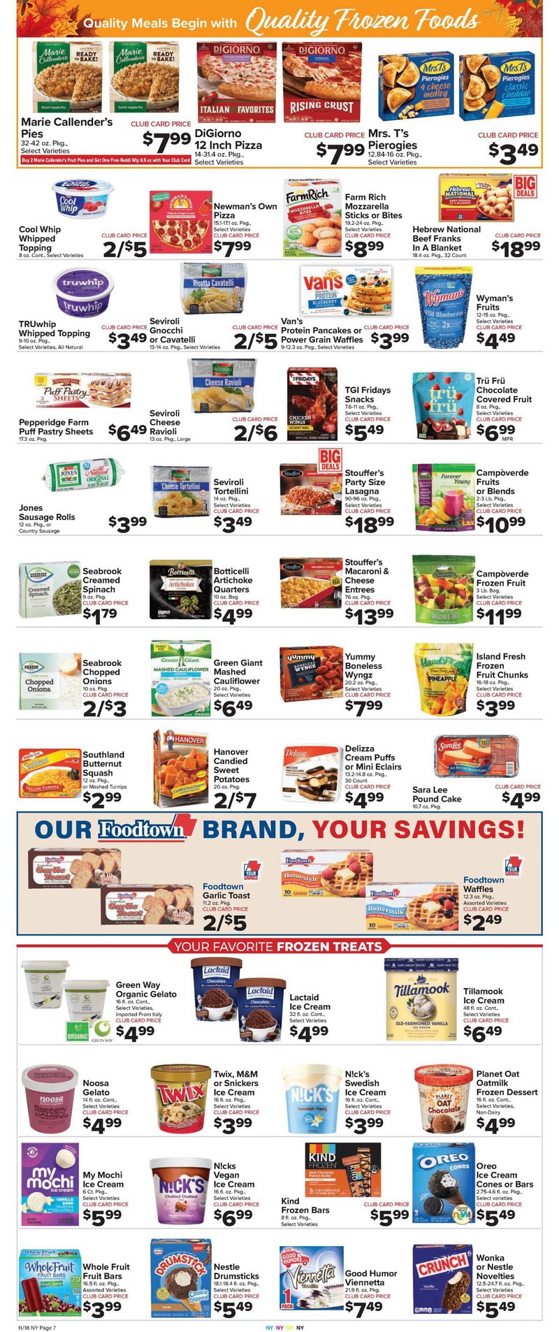 Foodtown Weekly Ad Nov 18 Nov 24, 2022 (Thanksgiving Promotion Included)