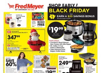 Fred Meyer Black Friday Ad Nov 16 – Nov 24, 2022