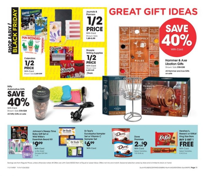 Fred Meyer Black Friday Ad Nov 16 Nov 24, 2022