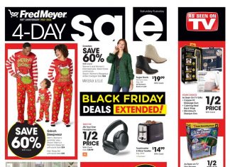 Fred Meyer Black Friday Ad Nov 26 – Nov 29, 2022