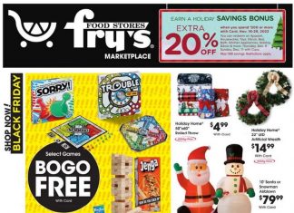 Fry’s Food Black Friday Ad Nov 25 – Nov 29, 2022