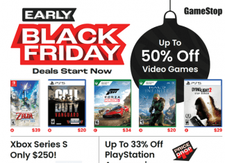 Game Stop Early Black Friday Nov 17 – Nov 19, 2022
