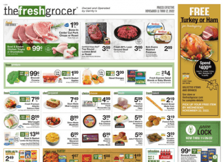 Gerrity’s Supermarkets Weekly Ad Nov 11 – Nov 17, 2022