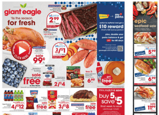 Giant Eagle Weekly Ad Nov 10 – Nov 16, 2022