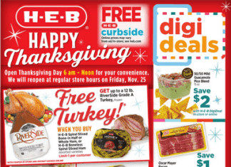 HEB Weekly Ad Nov 16 – Nov 24, 2022 (Thanksgiving Promotion Included)