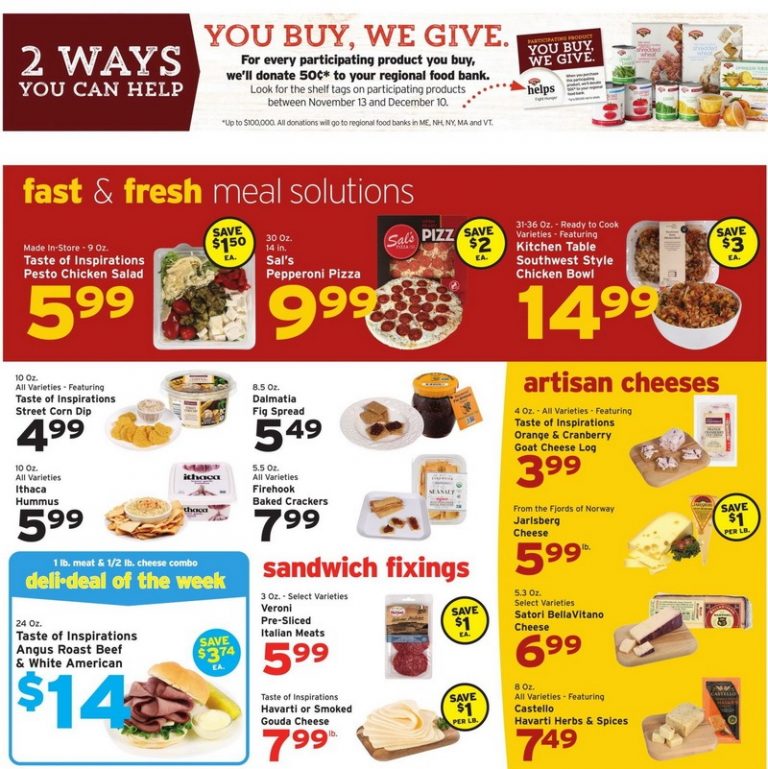 Hannaford Weekly Ad Nov 13 Nov 19, 2022 (Thanksgiving Promotion Included)
