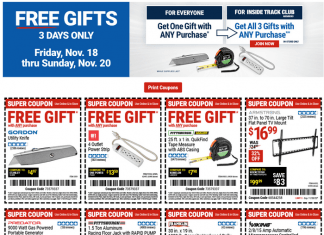 Harbor Freight Coupon Ad Nov 18 – Nov 20, 2022