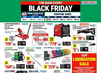 Harbor Freight Black Friday Ad Nov 21 – Nov 28, 2022