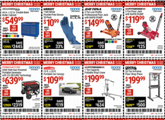 Harbor Freight Christmas Coupon Ad Nov 29 – Dec 11, 2022