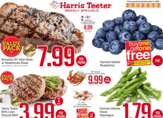 Harris Teeter Weekly Ad Nov 02 – Nov 08, 2022