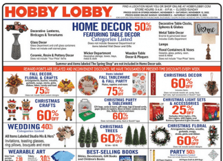 Hobby Lobby Weekly Ad Nov 06 – Nov 12, 2022