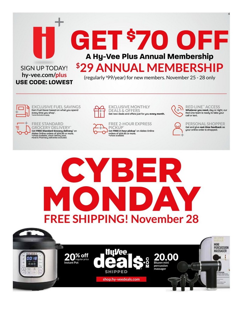 HyVee Weekly Ad Nov 25 Nov 29, 2022 (Black Friday Promotion Included)