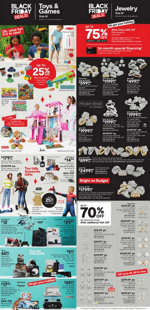 JCPenney Black Friday Ad Nov 18 Nov 26, 2022