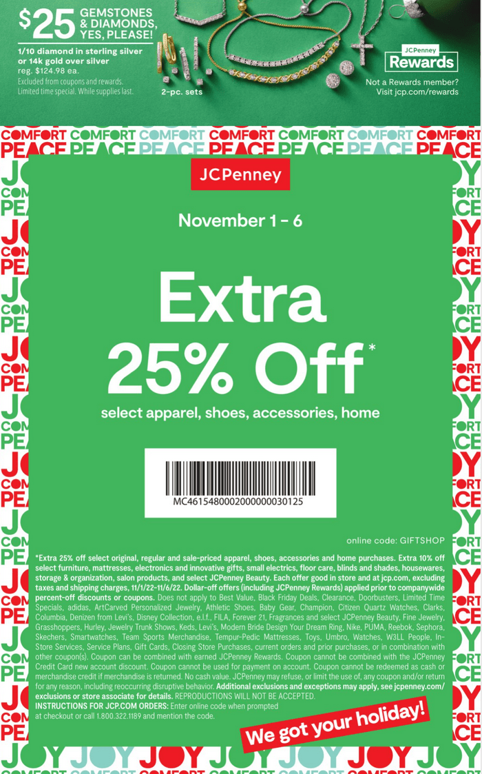 JCPenney Holiday Gift Guide & Early Black Friday Ad Nov 01 Dec 24, 2022