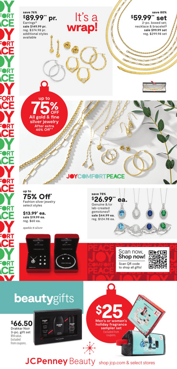 JCPenney Holiday Gift Guide & Early Black Friday Ad Nov 01 Dec 24, 2022