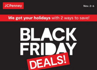 JCPenney Black Friday Ad Nov 02 – Nov 06, 2022