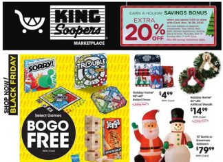 King Soopers Black Friday Ad Nov 25 – Nov 29, 2022